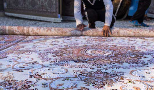 روش اصولی لول کردن قالی در قالیشویی بجنورد